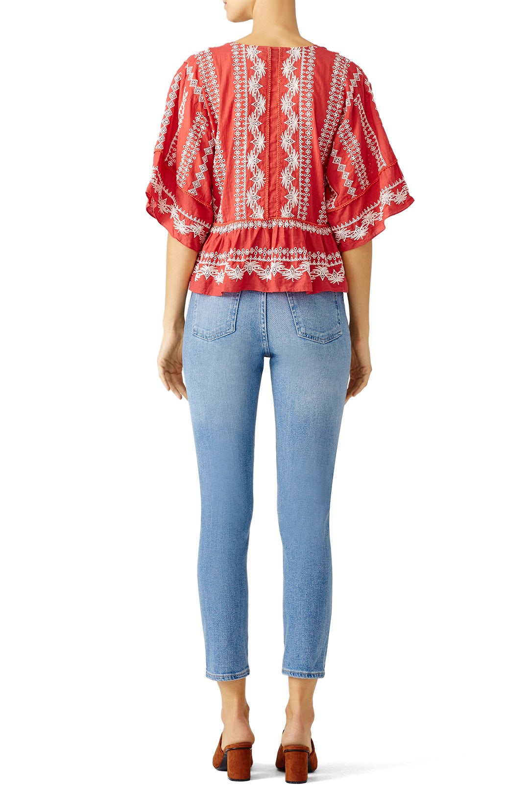 Coral Heidi Top by Rachel Zoe 2