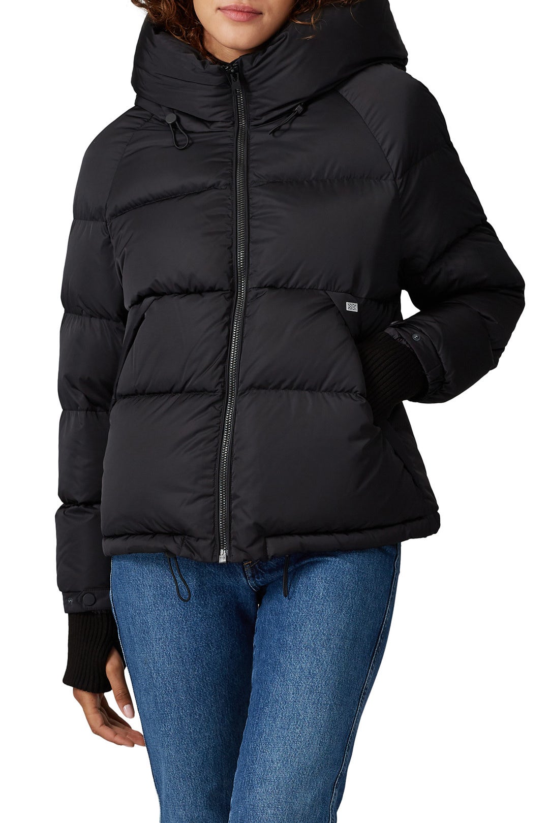 Black Sylivana Puffer Coat by SOIA & KYO 1