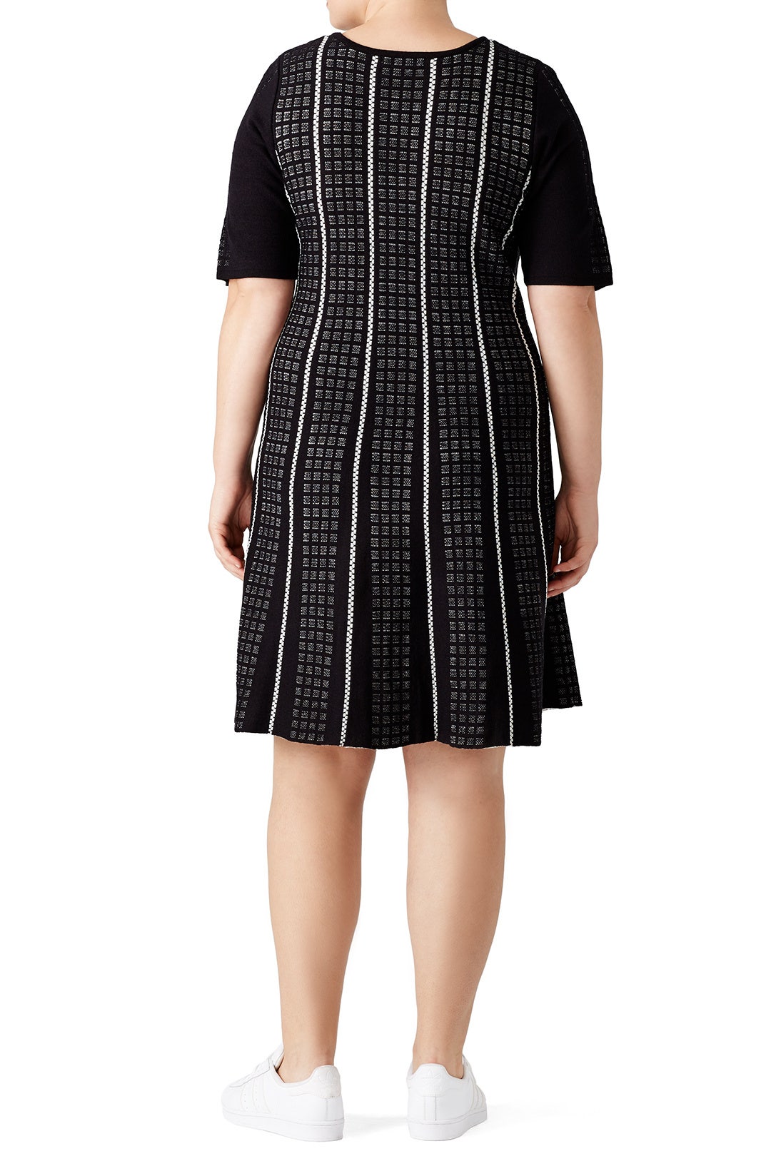 Black Stripe Tennis Dress by Slate & Willow 1