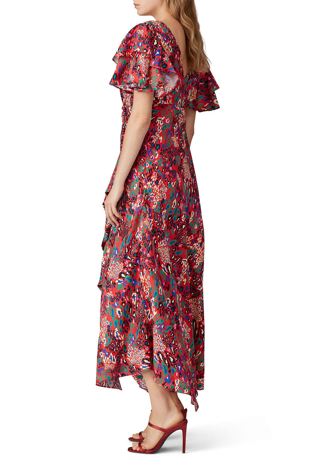 Red Leopard Clementine Dress by Tanya Taylor 1