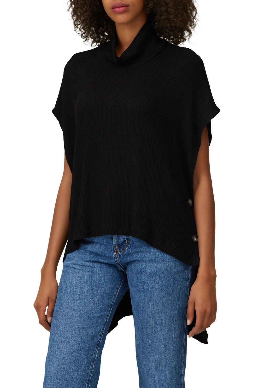 High Low Turtleneck Top by Fifteen Twenty 2