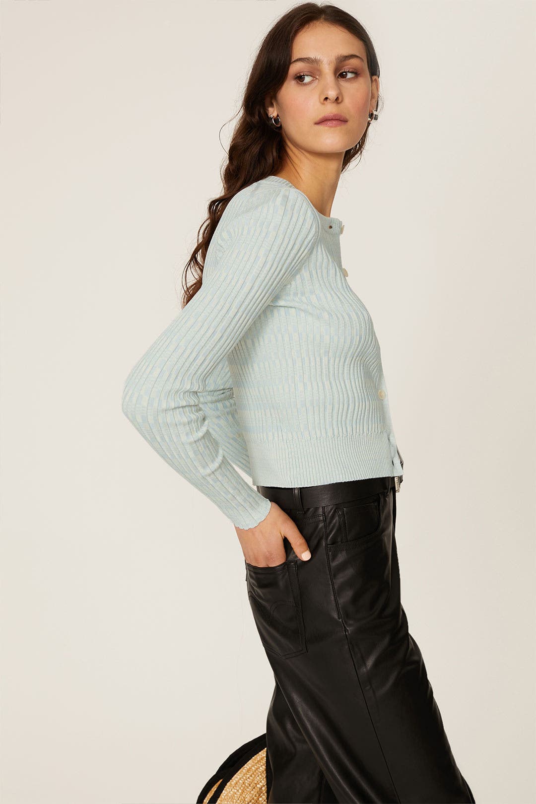 Mini Geo Cropped Cardigan by Proenza Schouler White Label | Rent