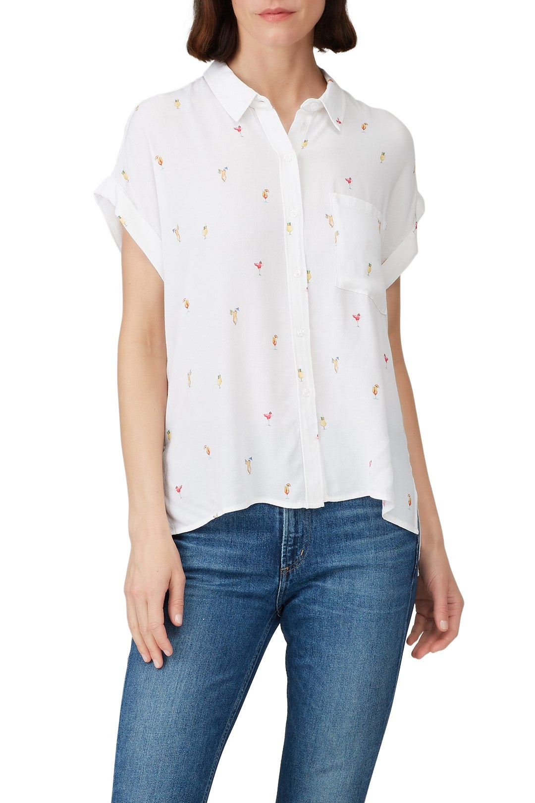Cocktail Printed Whitney Top by Rails 2