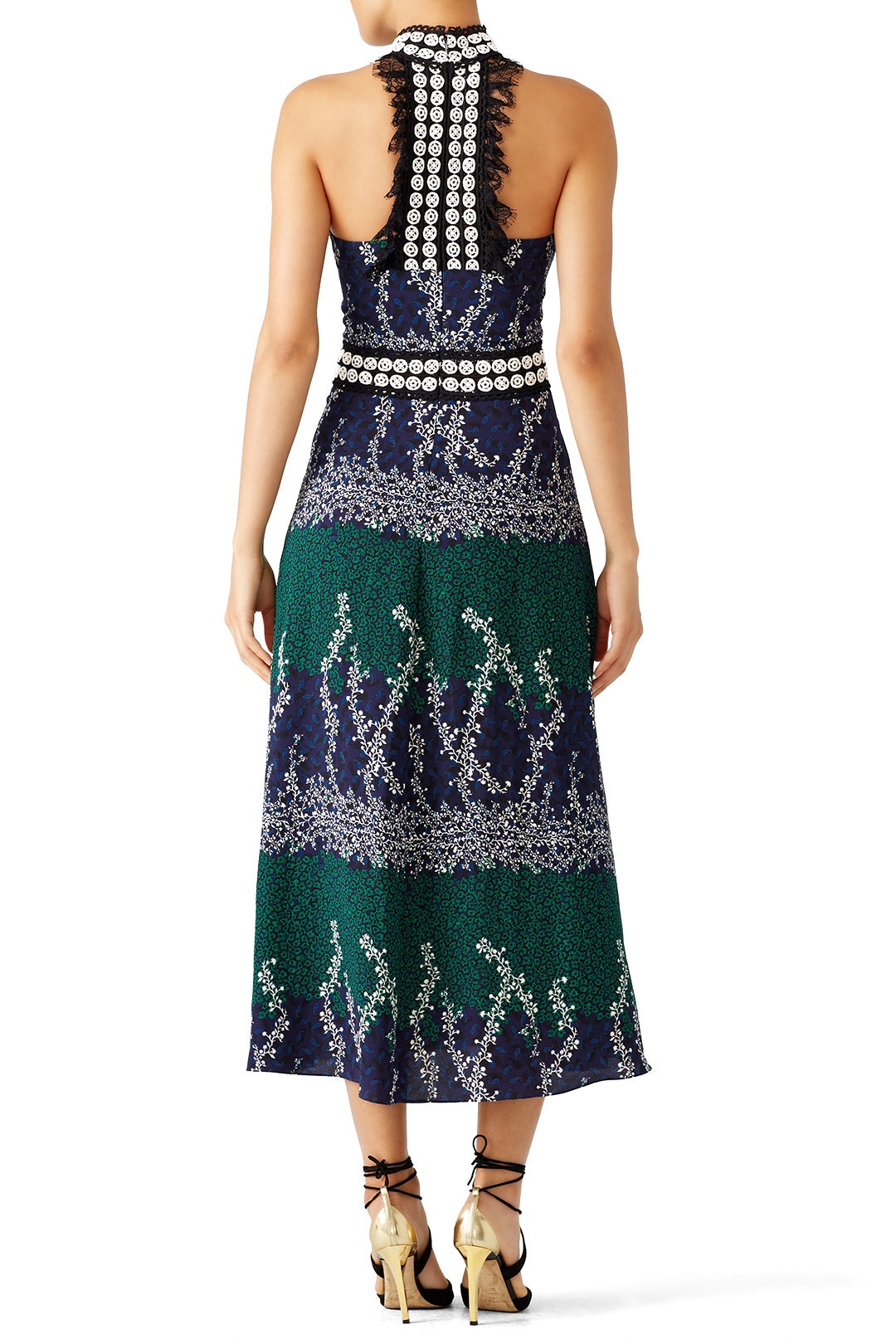 Ivy Printed Trellis Dress by Yigal Azrouël 1