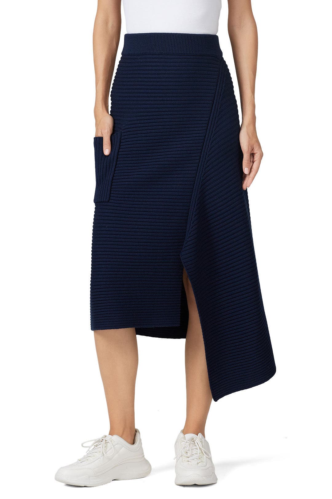 Origami Slit Skirt by Tibi 1