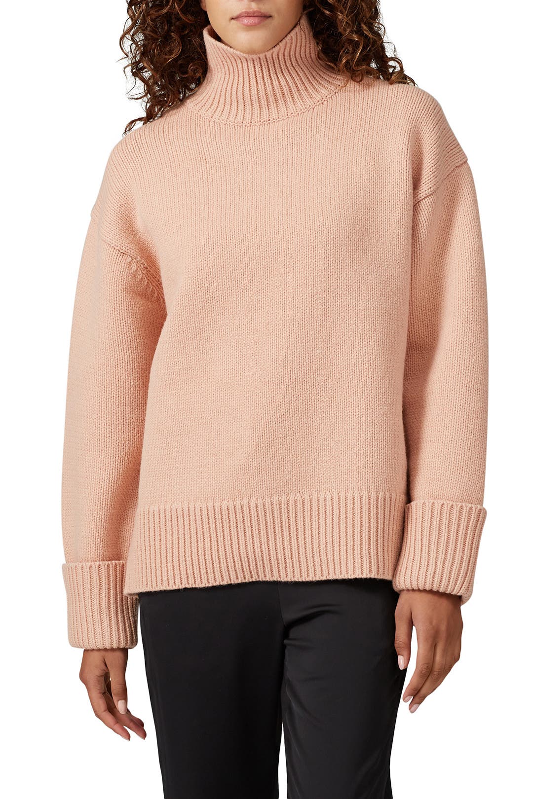 Relaxed Funnel Neck Sweater by Victoria Victoria Beckham