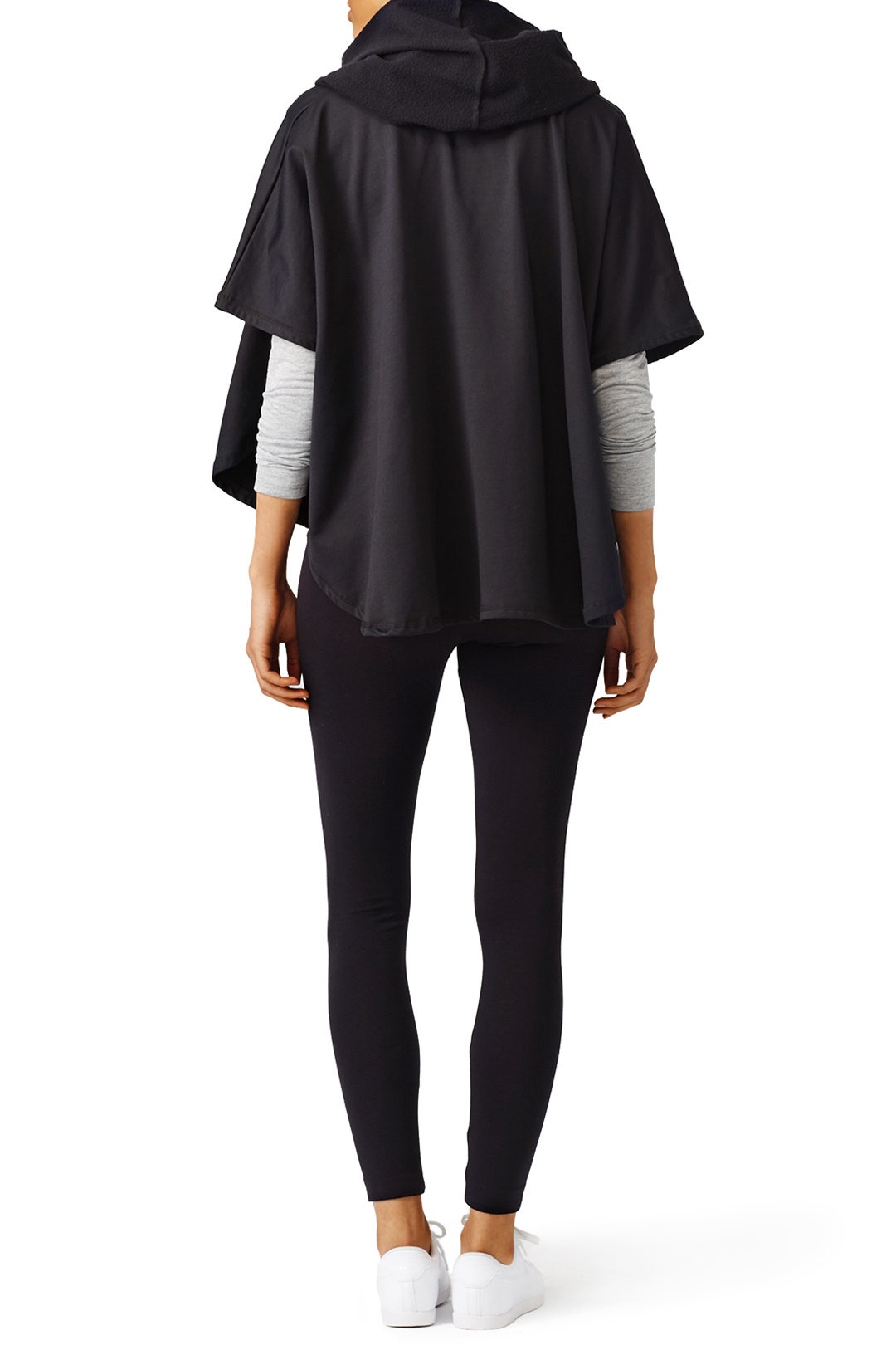 Black Pulse Poncho by ALALA 1