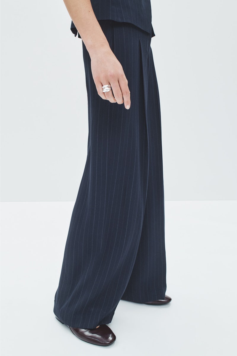 Tiana Pinstripe Pants by BOSS - Photo 1