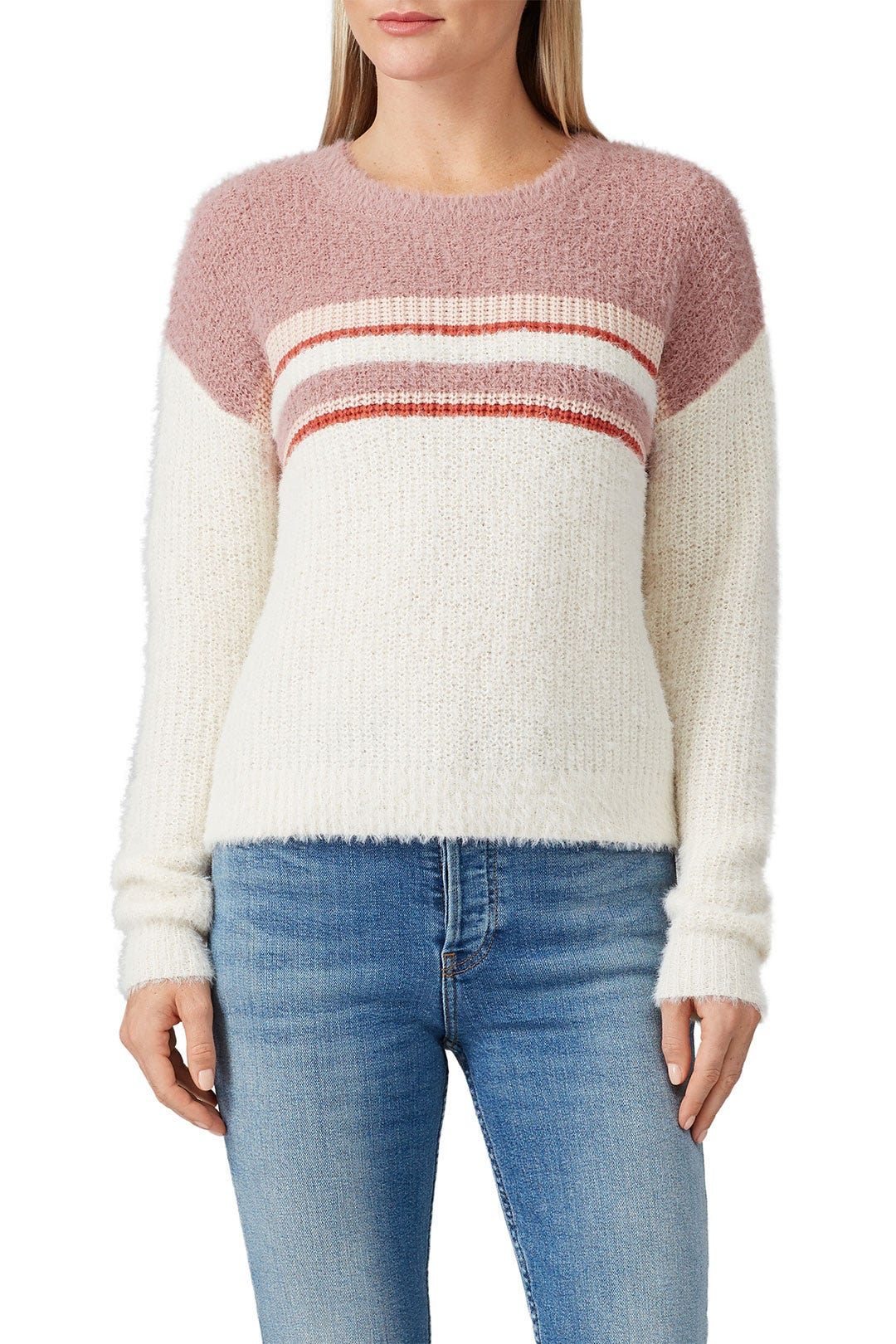 Striped Crew Neck Sweater by Louna 2