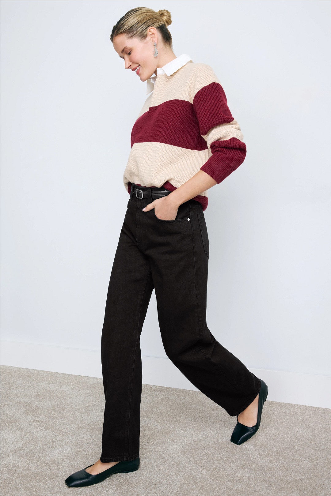 Balloon Barrel Jeans
