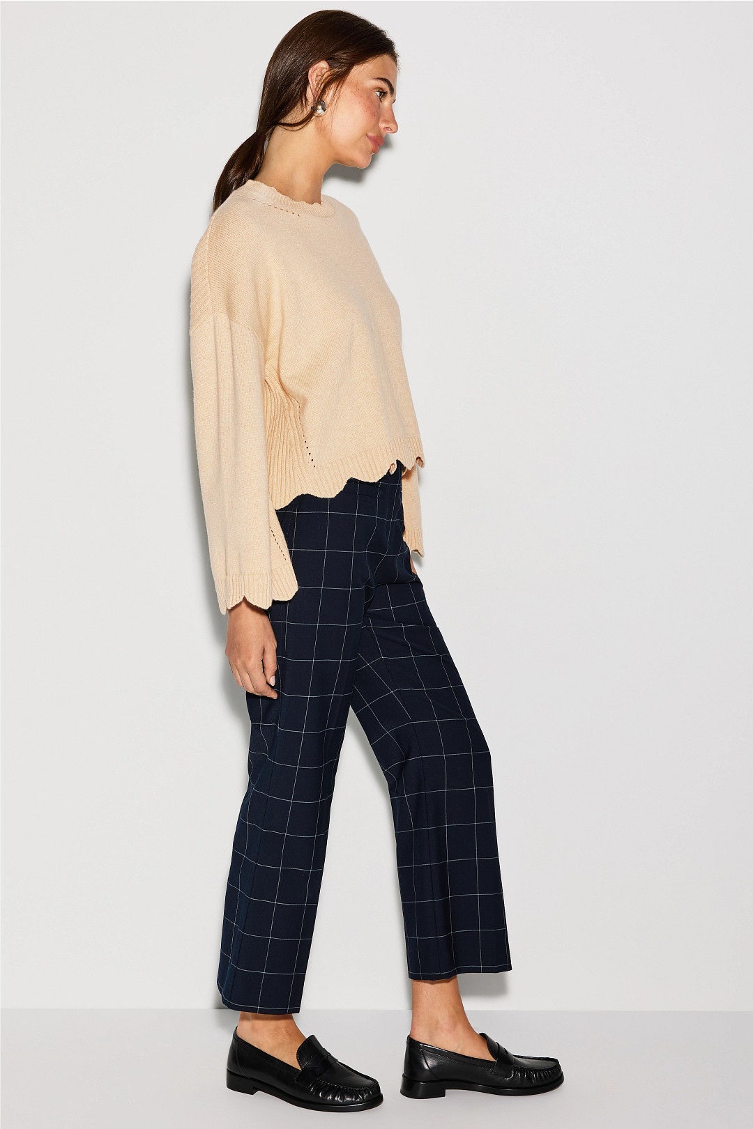 Scallop Trimmed Crew Neck Sweater by 3.1 Phillip Lim 1