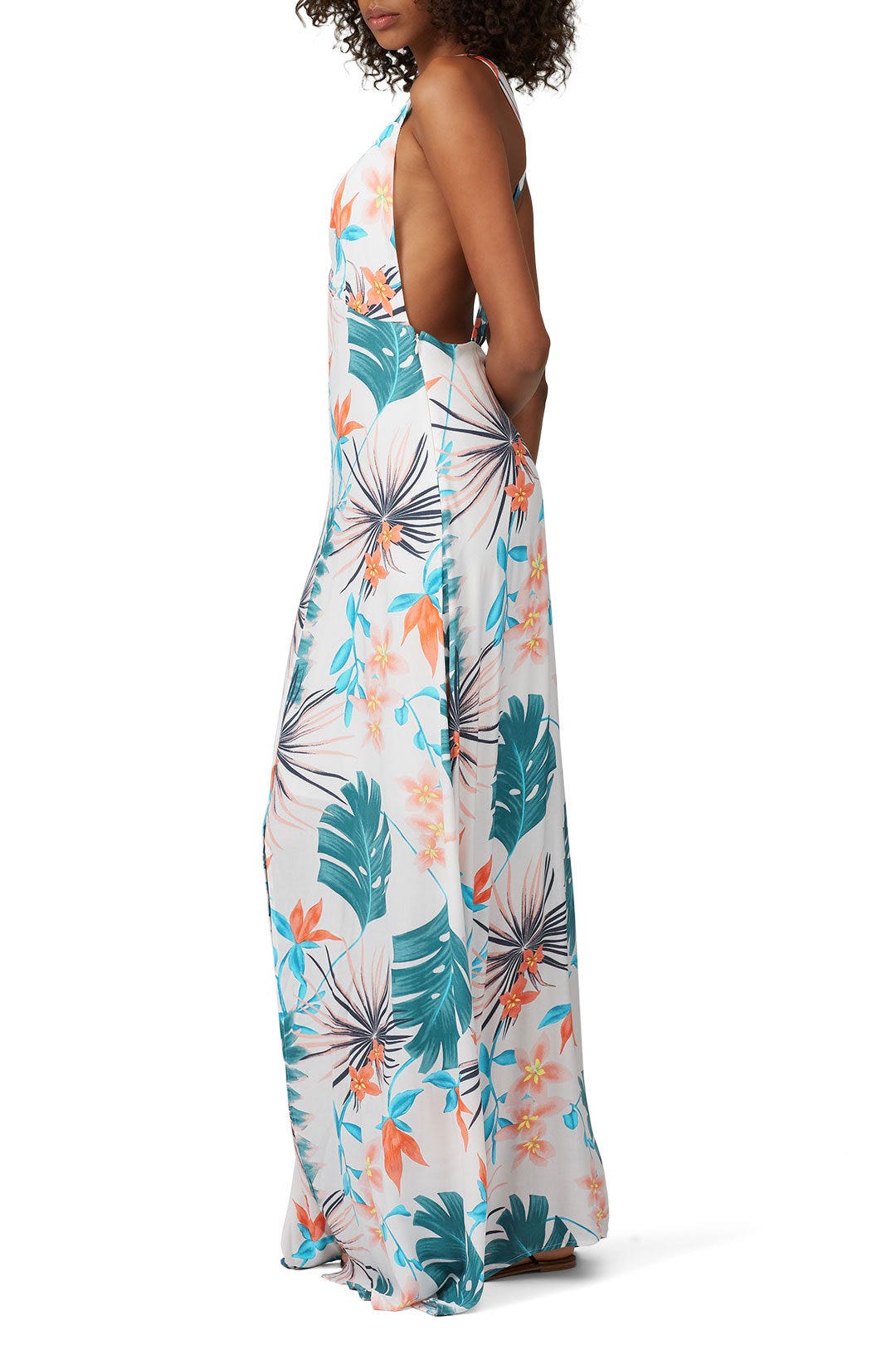 Palm Printed Maxi by Slate & Willow 1