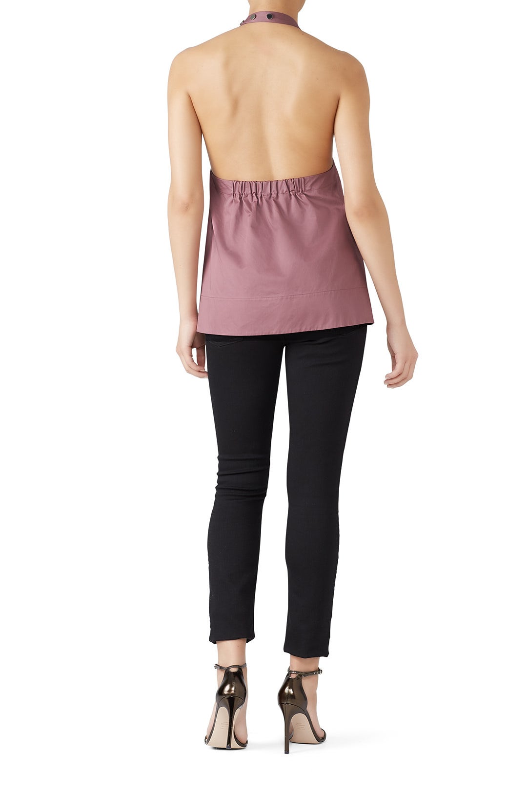 Dusty Plum Halter Top by Tibi 2