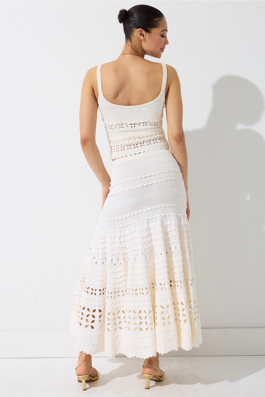 Annisa Eyelet Knit Midi Skirt by Ulla Johnson 2