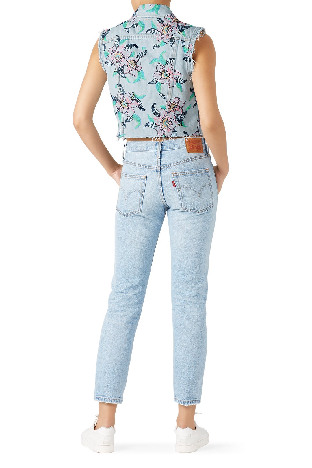 Floral Crop Vest by Levi's 2
