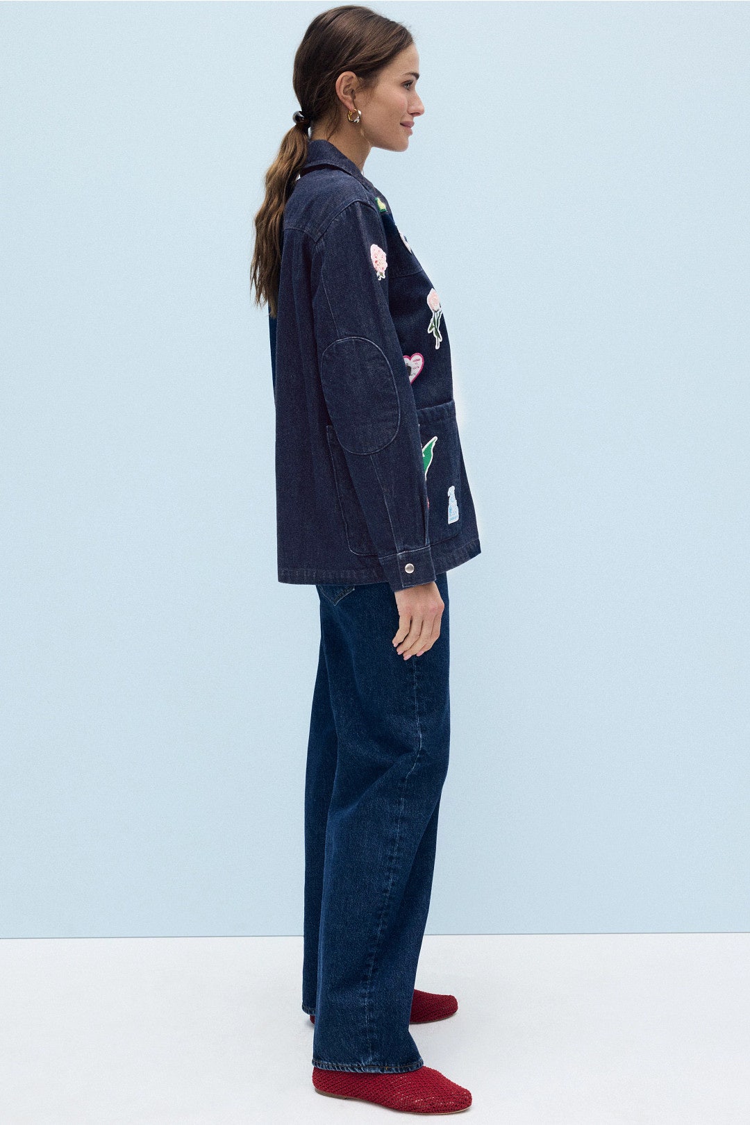 Navy Lizzie Jacket by Rachel Antonoff 1