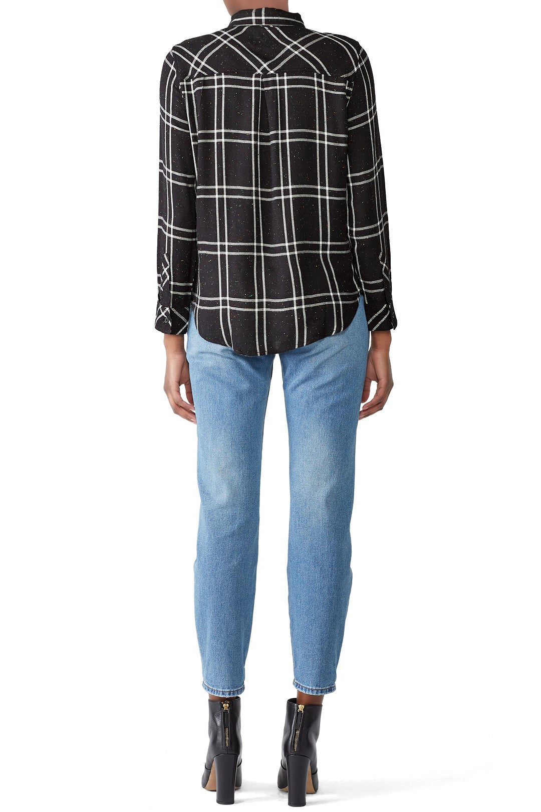 Speckled Black Hunter Flannel by Rails 1