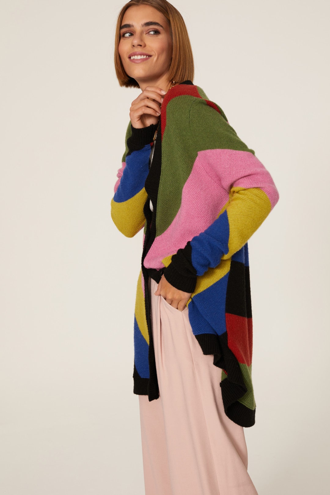 Rainbow Cardigan by Sara Battaglia 1