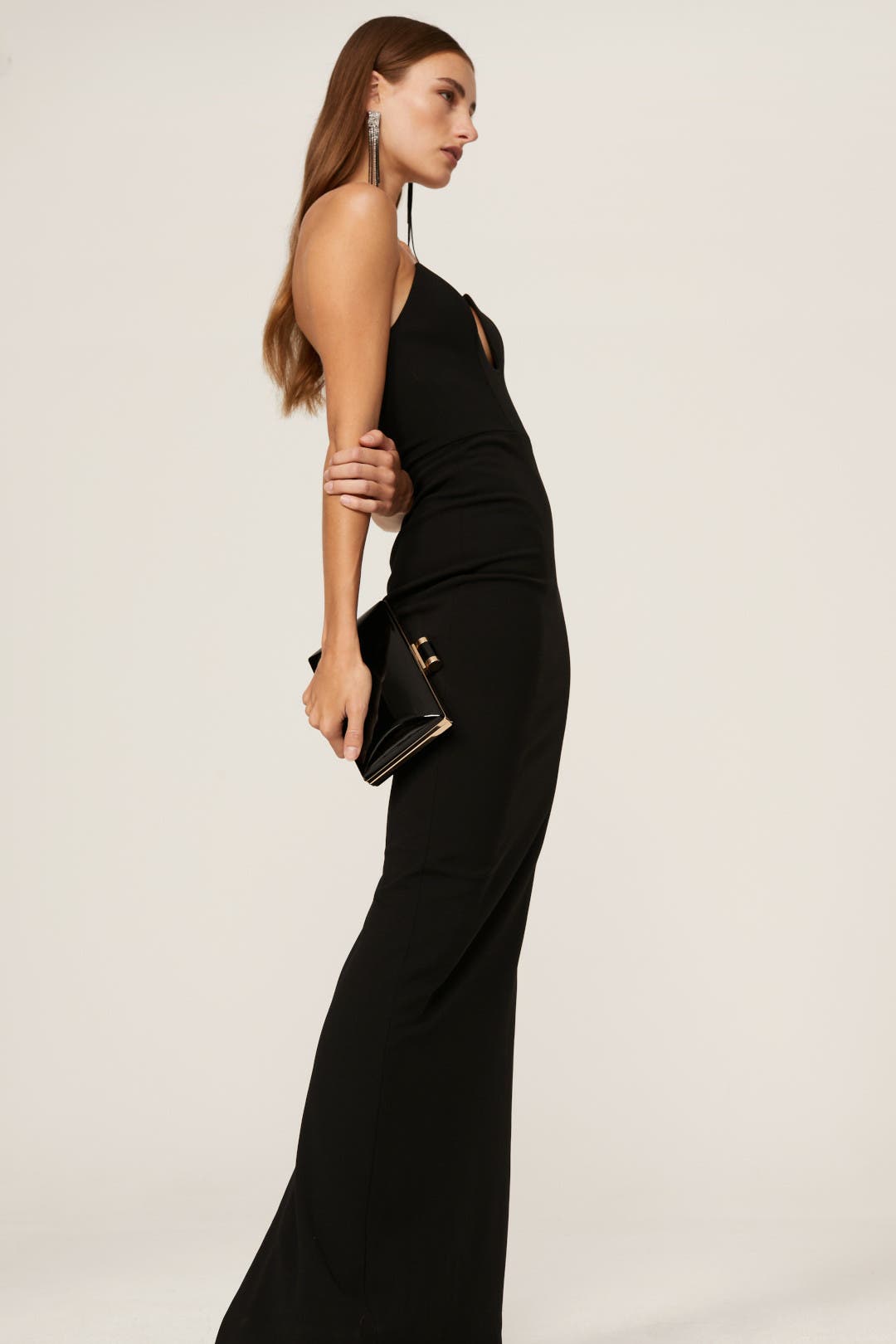 【SOLACE LONDON】AUDREY ドレス The Audrey Maxi Dress in Black – Solace London