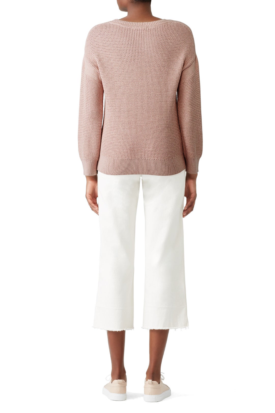 Zig Zag Stitch Sweater by White + Warren 1