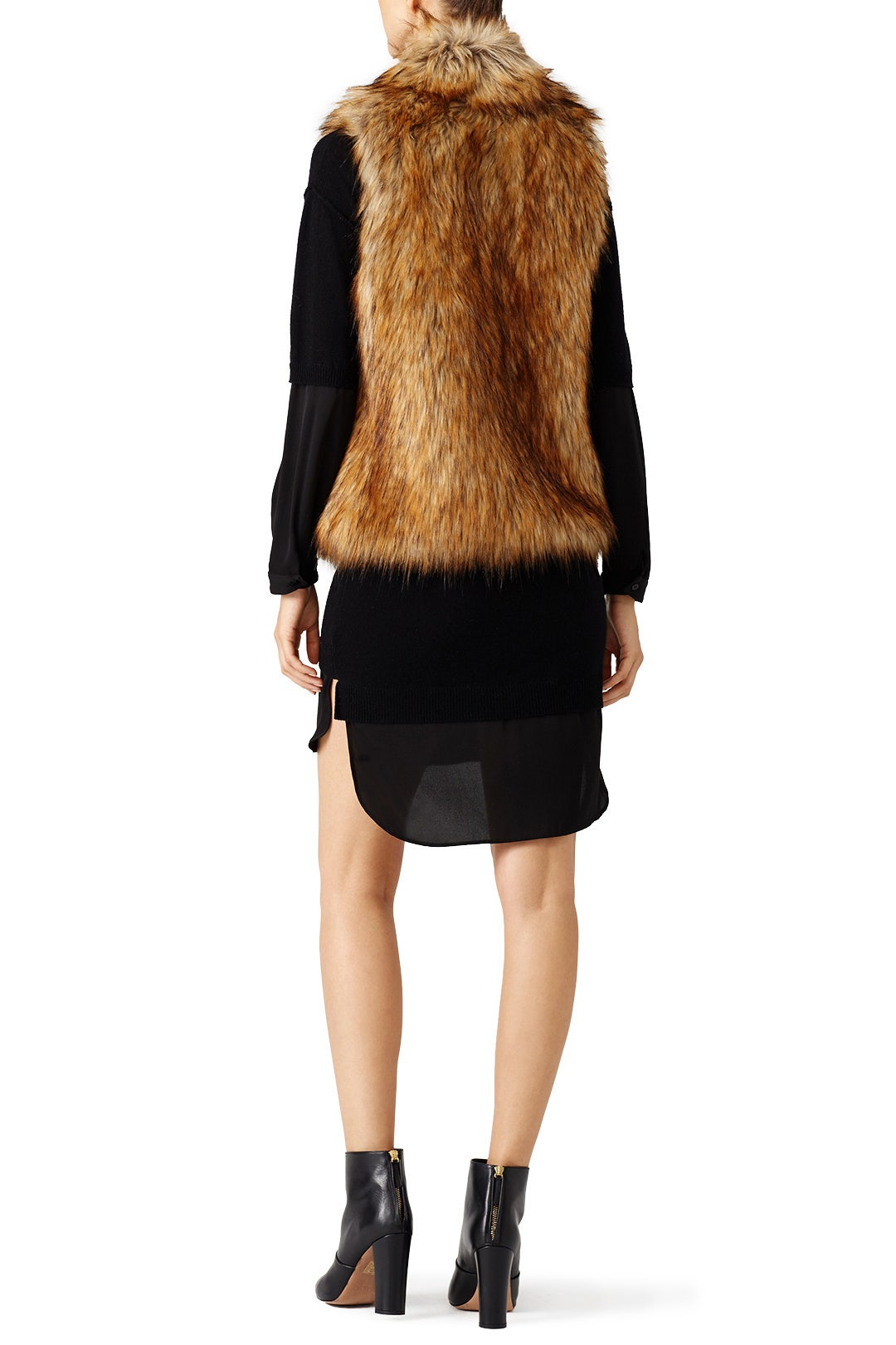 Belding Faux Fur Vest by BB Dakota 1