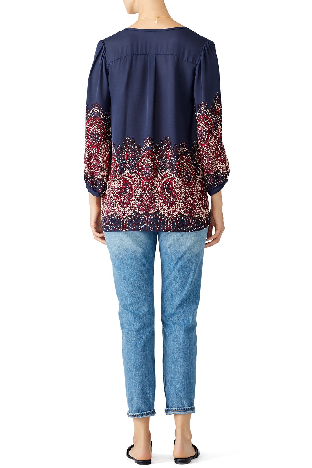Paisley Printed Riva Top by Joie 1