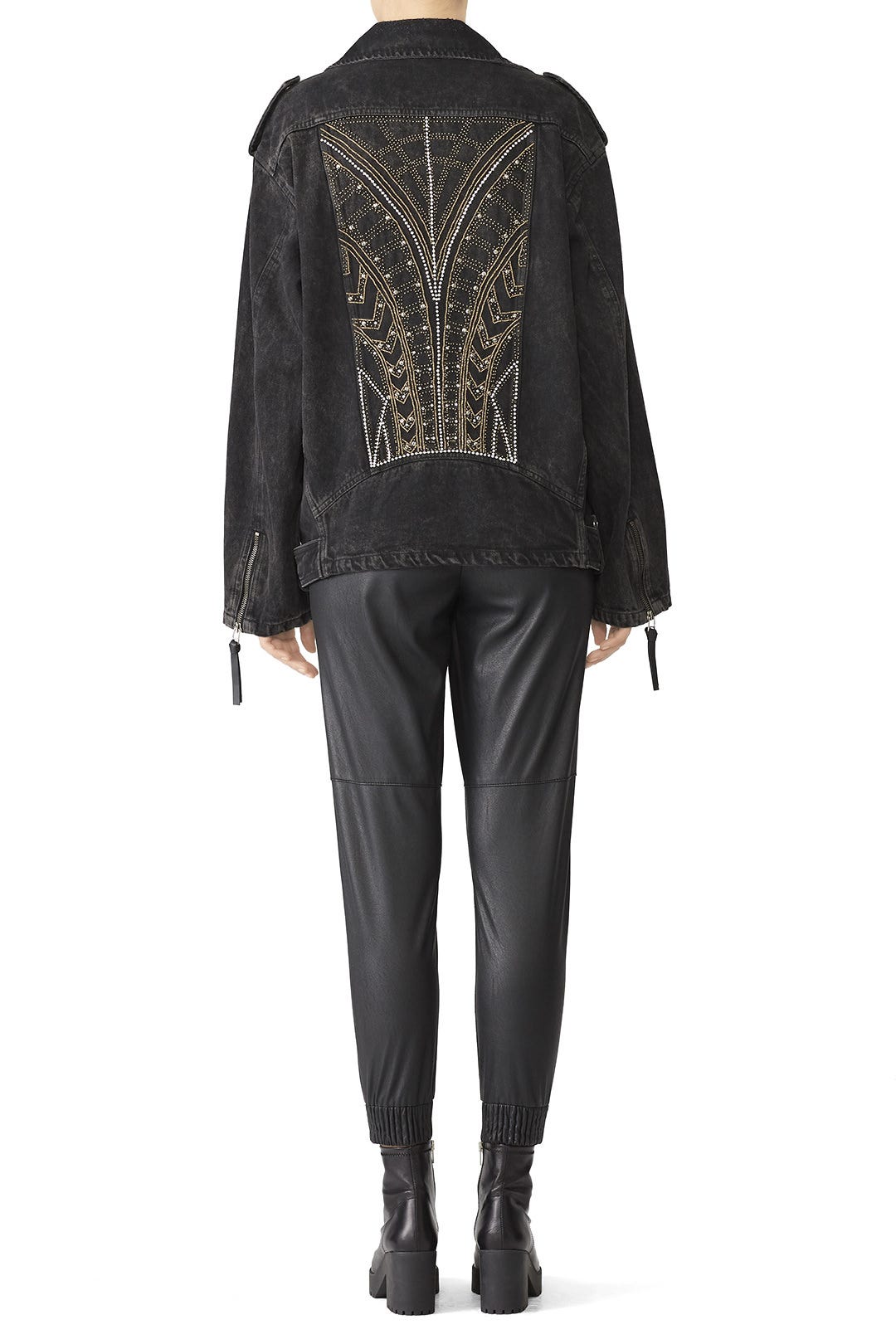 Embroidered Denim Jacket by The Kooples 1