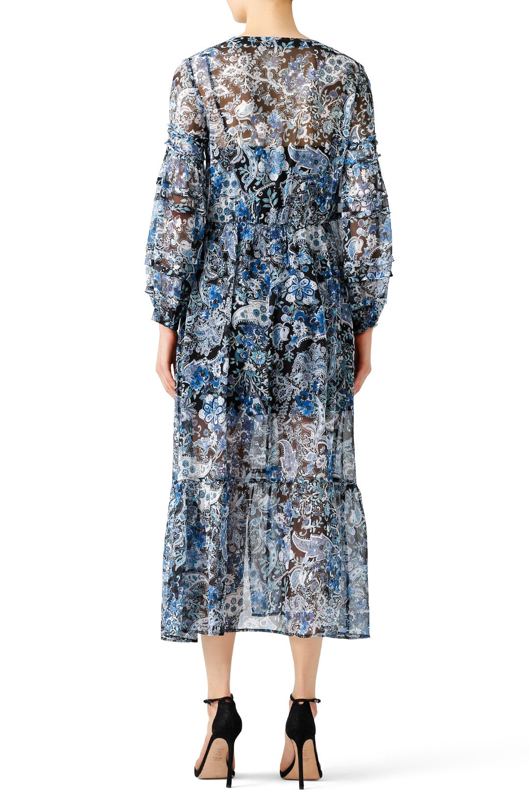 Blue Floral Paisley Maxi by The Kooples 1