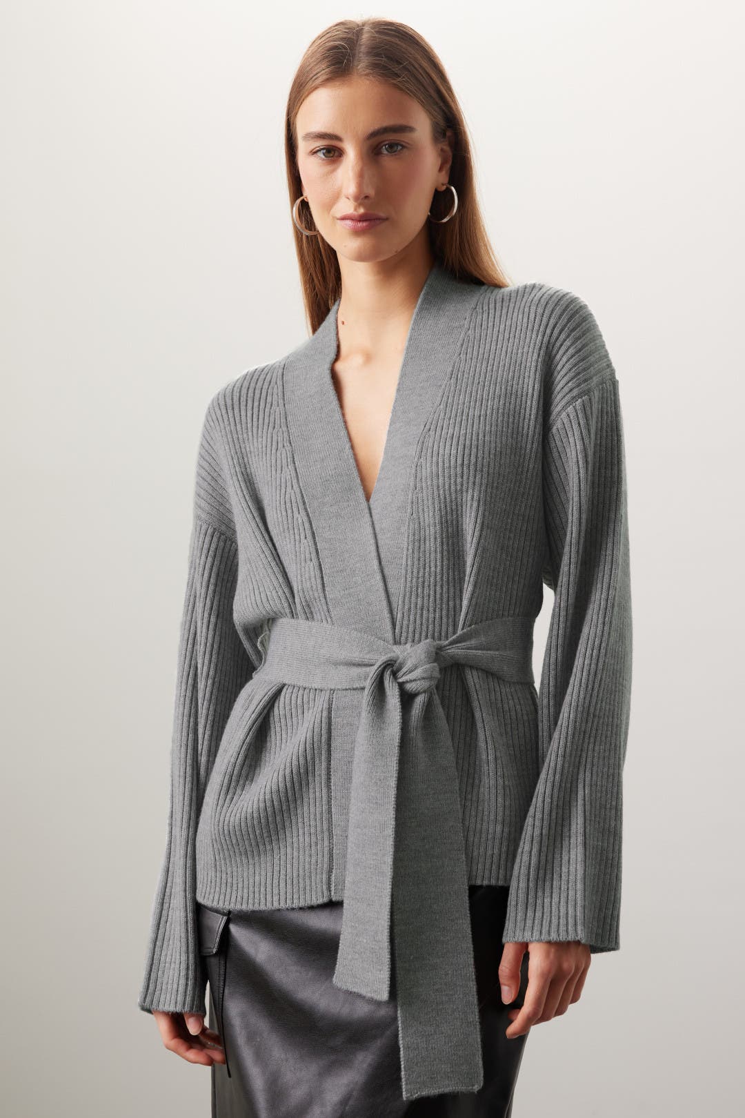 Gray Wrap Cardigan by Marissa Webb x RTR | Rent the Runway