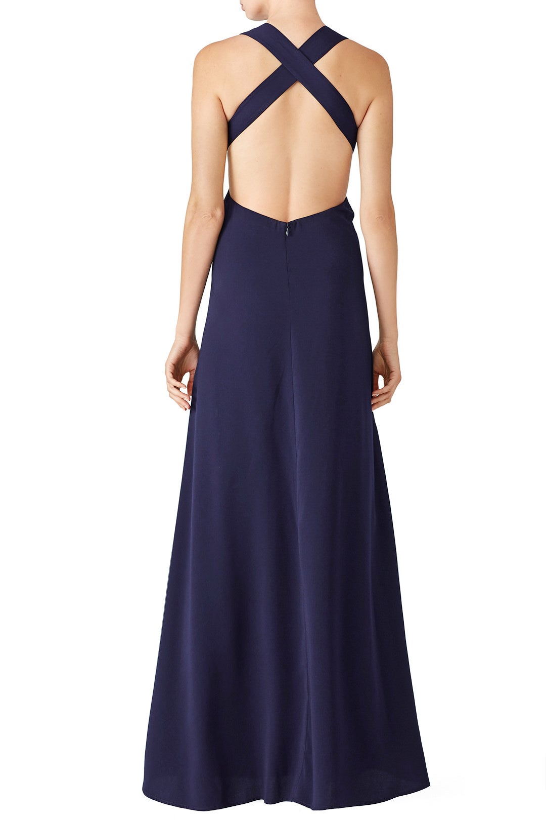 Violet Cross Back Gown Violet Cross Back Gown