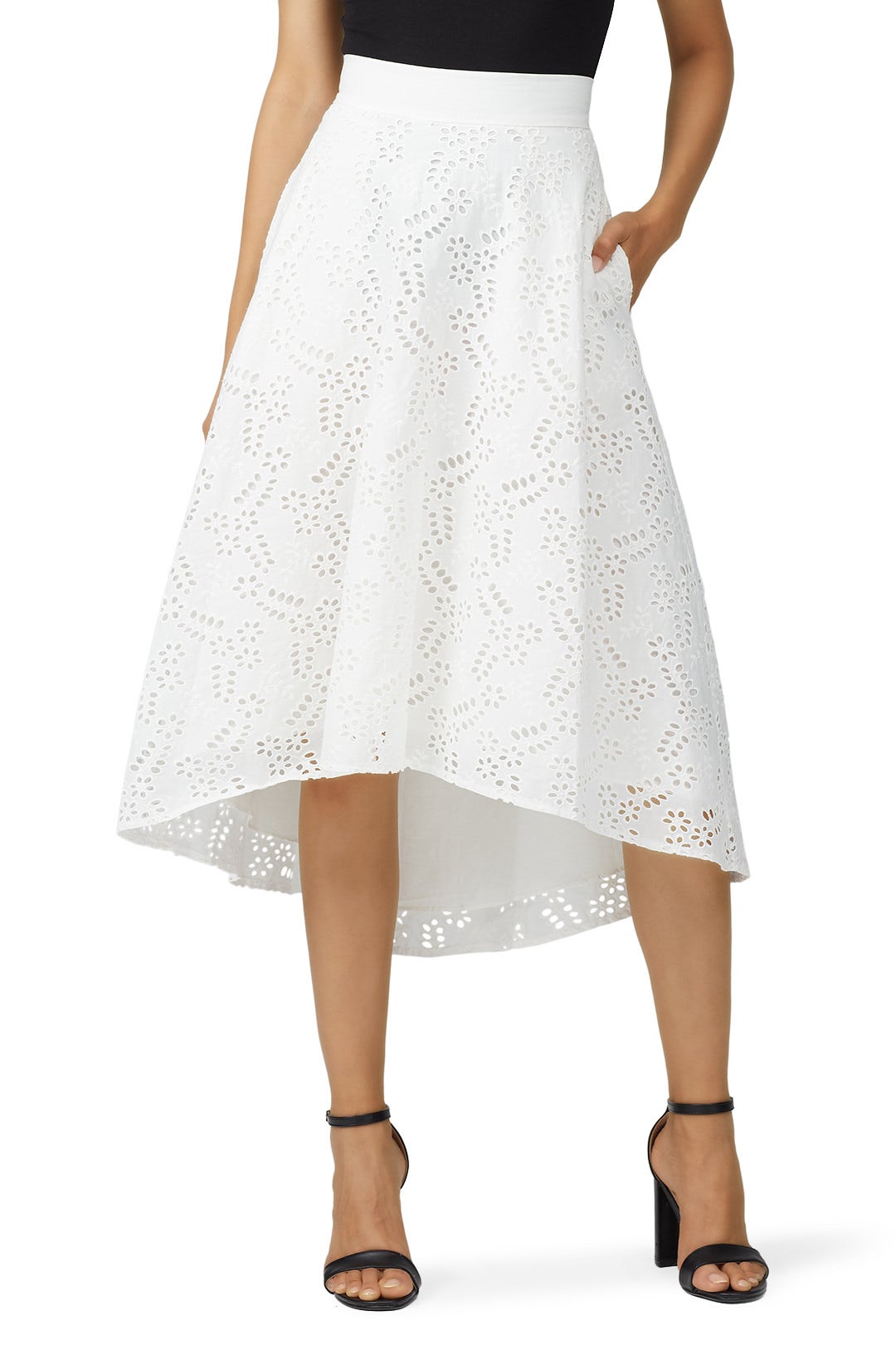 Eyelet Circle Skirt by RACHEL ROY COLLECTION 1