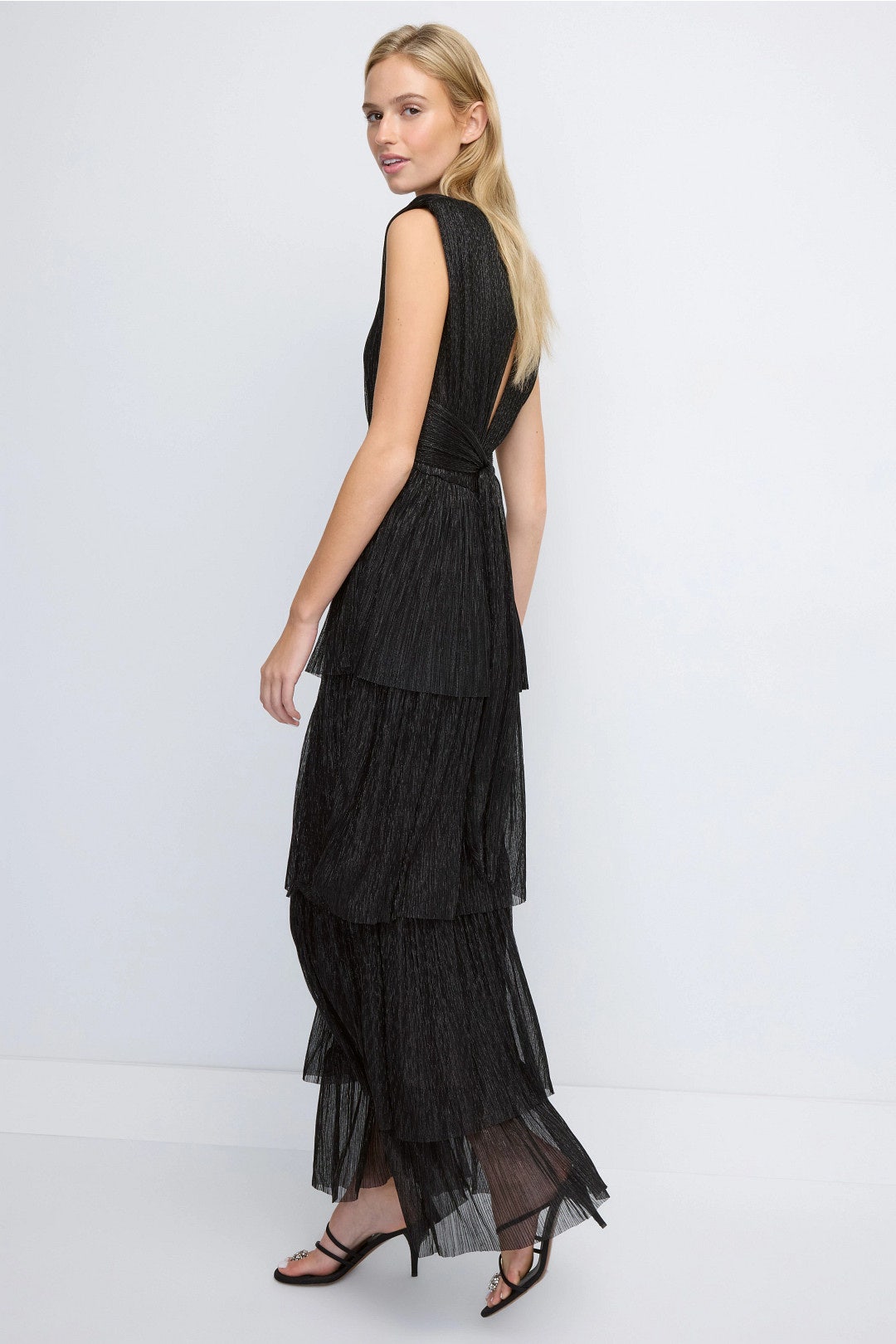 Skylar Pleated Gown by Sabina Musayev 1