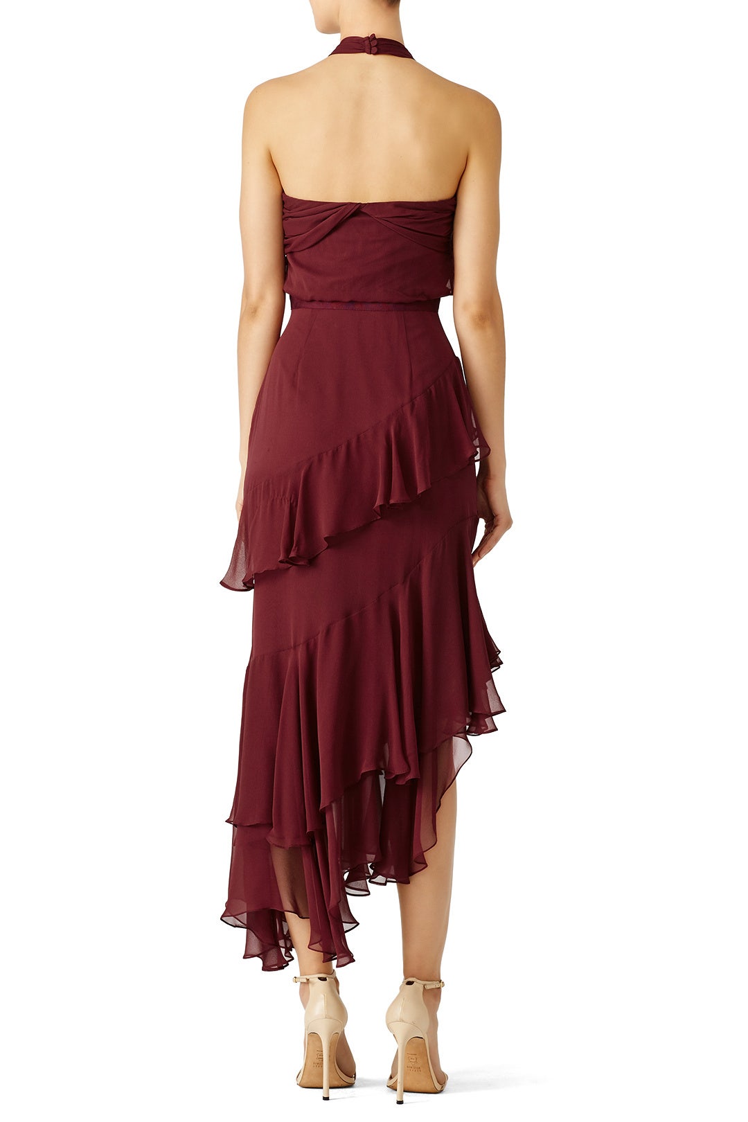 Burgundy Valle Dress by Cinq à Sept 1