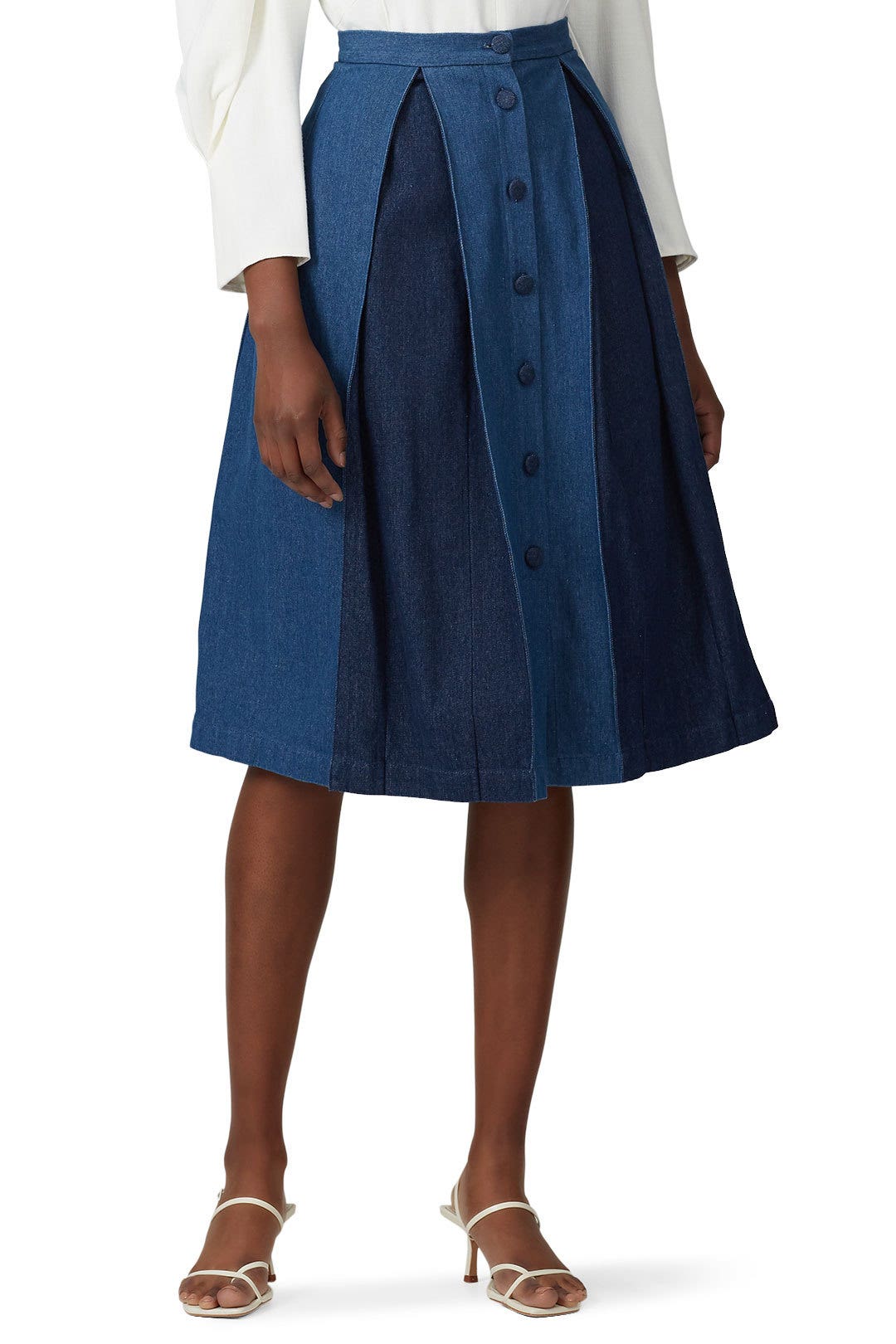 Sara Denim Skirt by Deborah Lyons 1