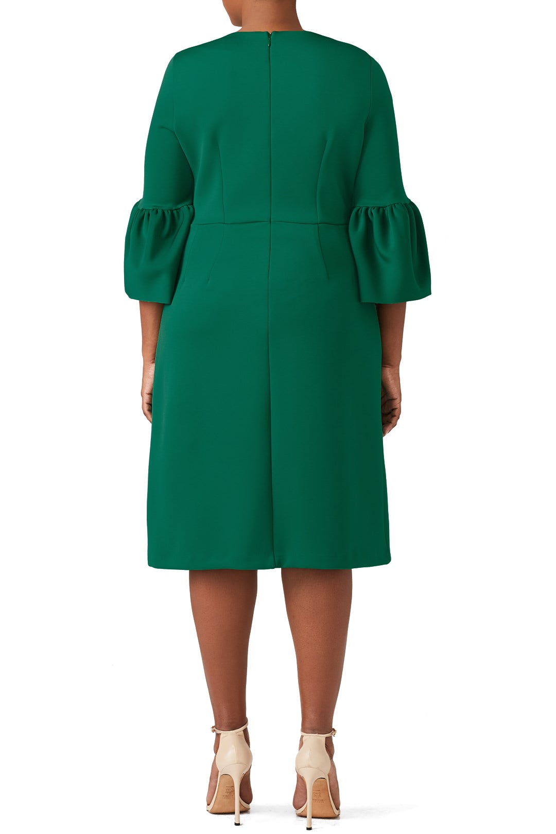 Emerald Bell Sleeve Dress by ELOQUII 1