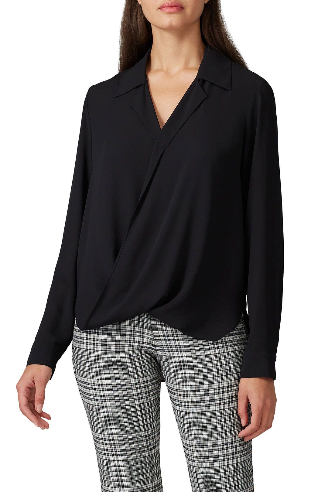 Black Crossover Top by Fifteen Twenty 2