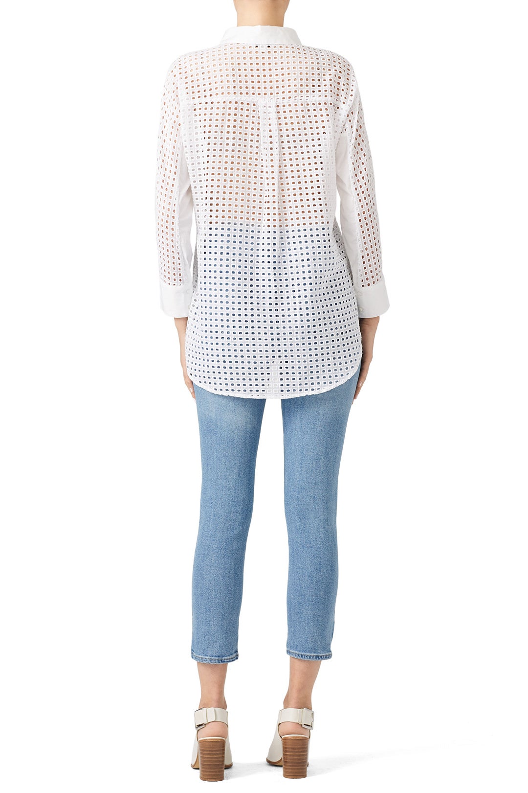 Eyelet Aida Shirt by Habitual 2