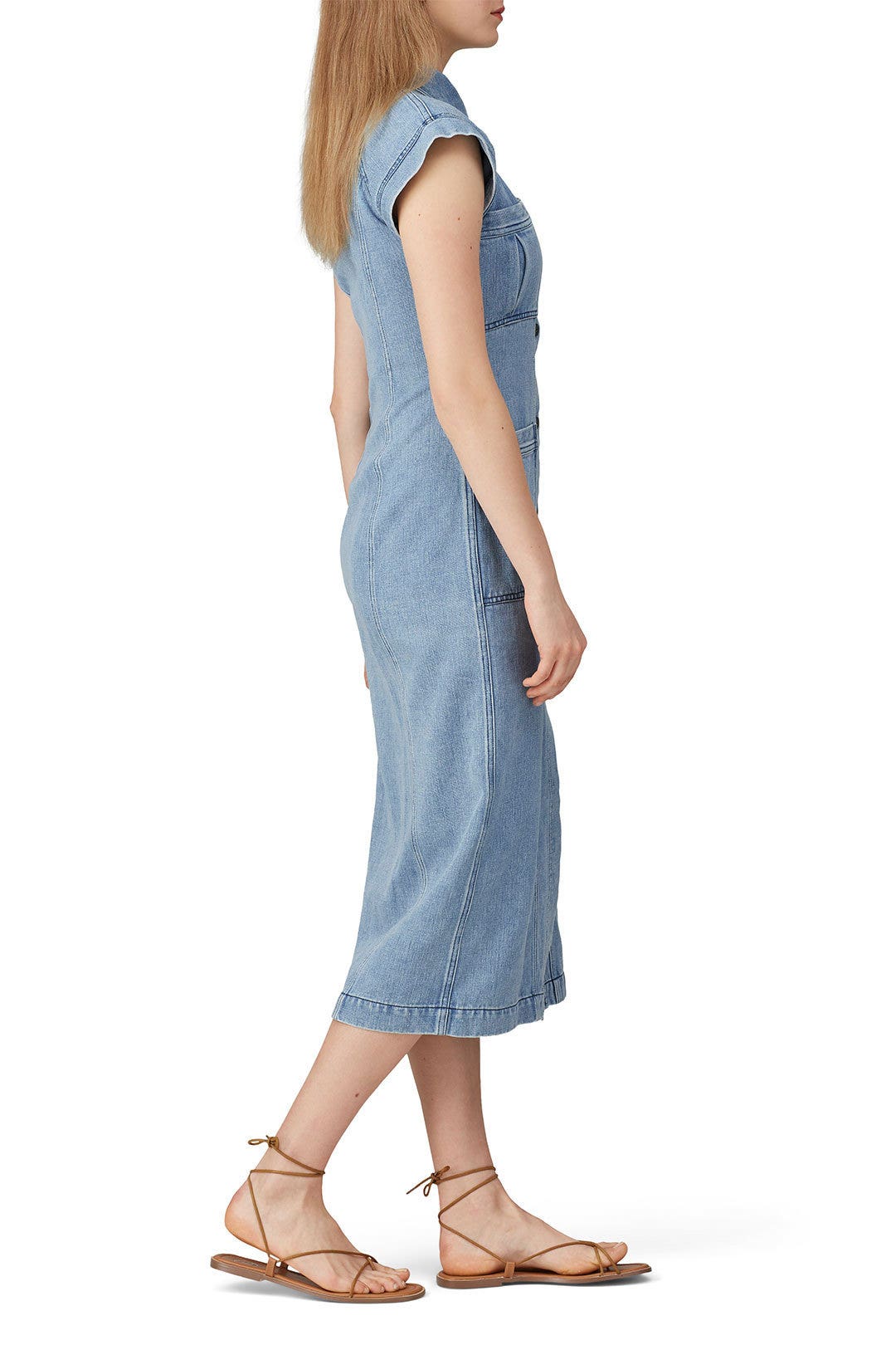Denim Analia Dress by Mara Hoffman 1