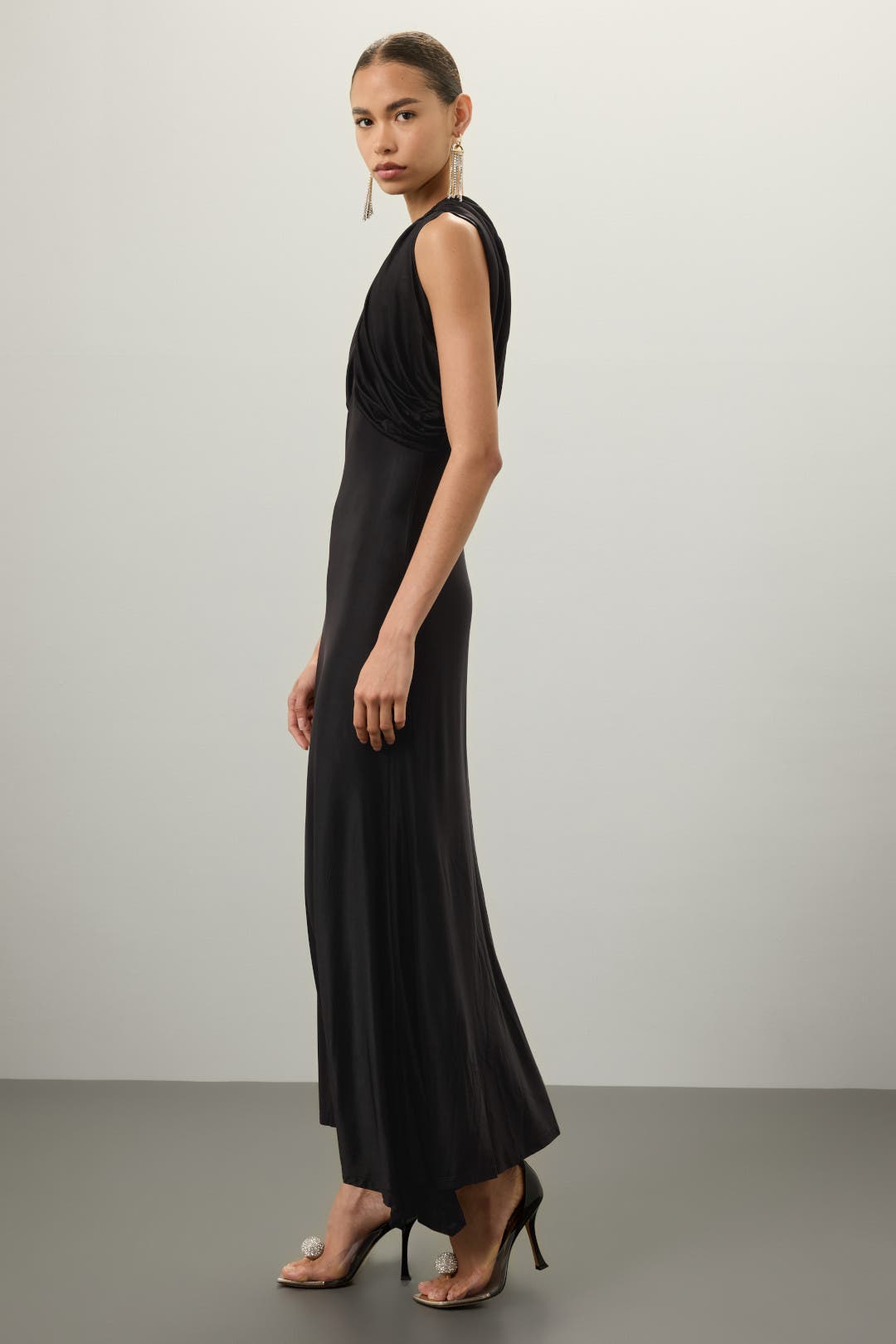 Draped Short Sleeve Dress by Rabanne | Rent the Runway