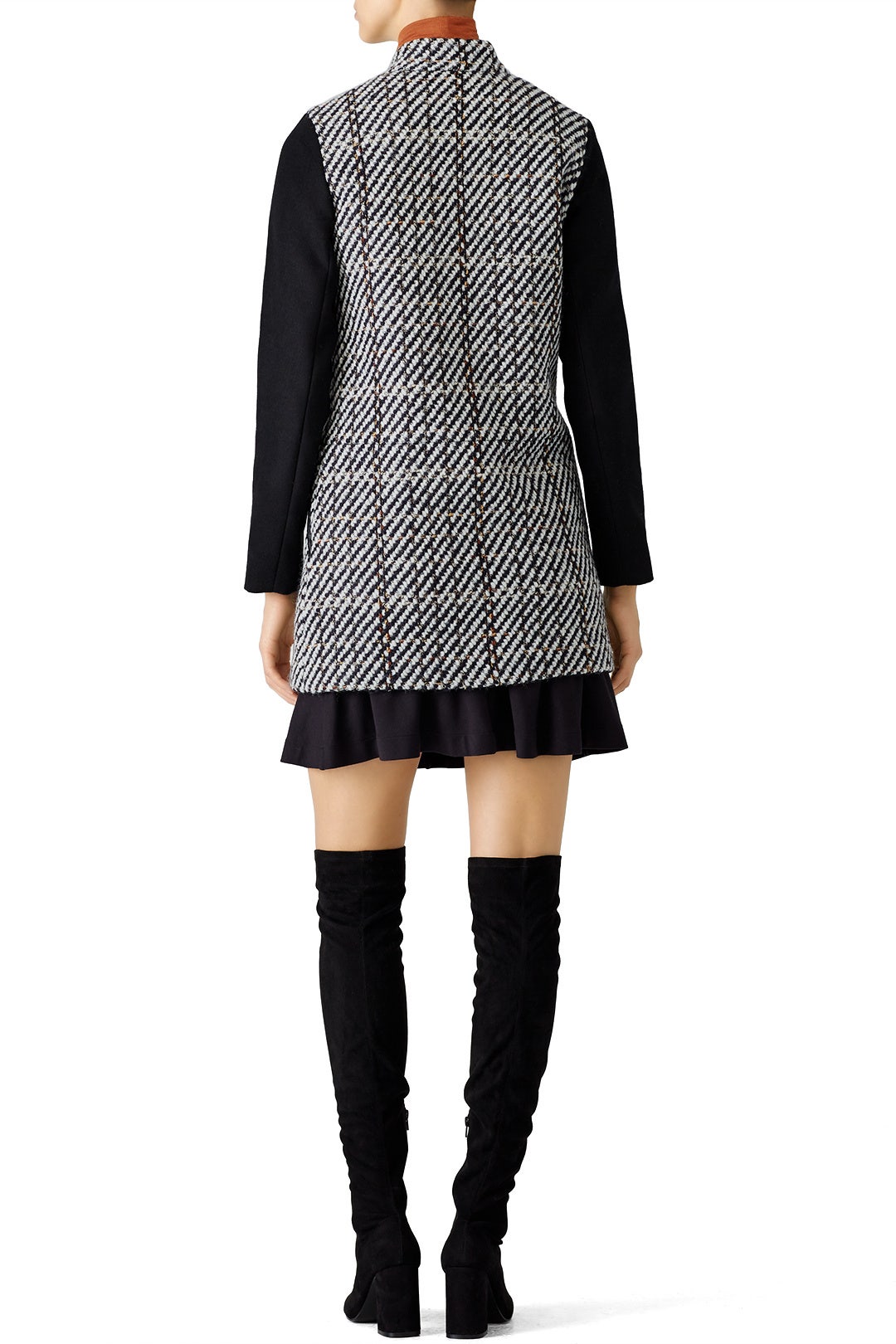Black Printed Remi Coat by Waverly Grey 2