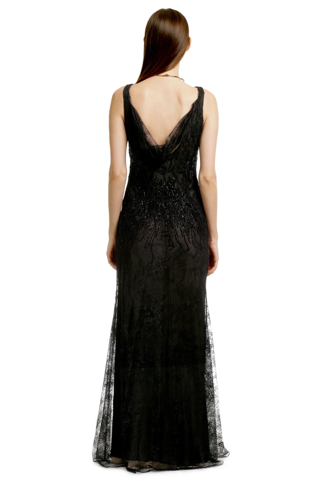 Lady Lace Sequin Gown by Carmen Marc Valvo 1