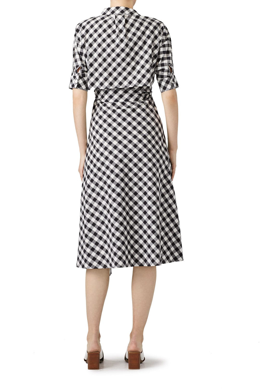 Gingham Luna Wrap Dress by Habitual 1