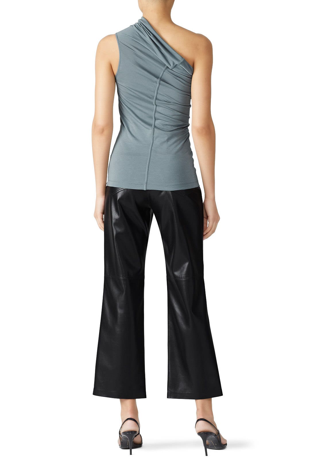 Steel One Shoulder Top by RICKOWENSLILIES 2