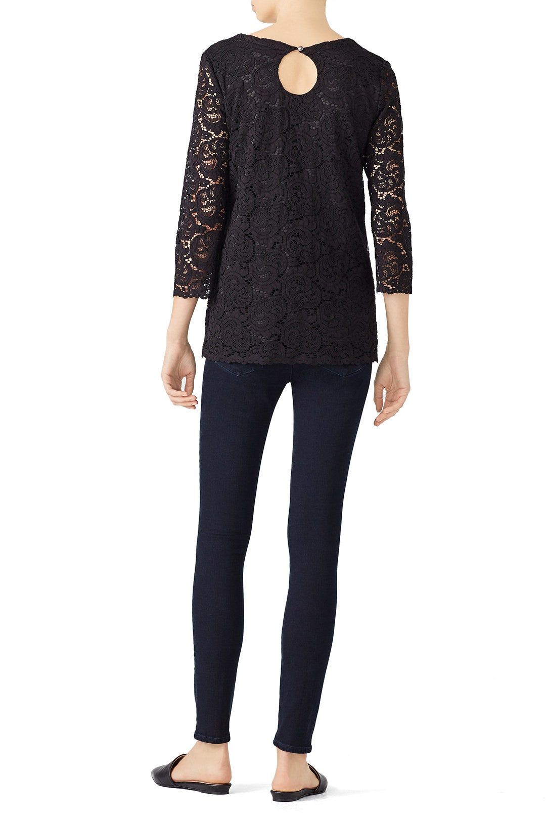 Black Becca Maternity Top by Rosie Pope 2