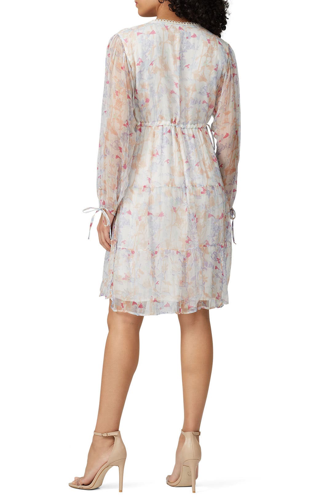 long sleeve peasant dress Tallulah Peasant Dress Aqua | Size XXS