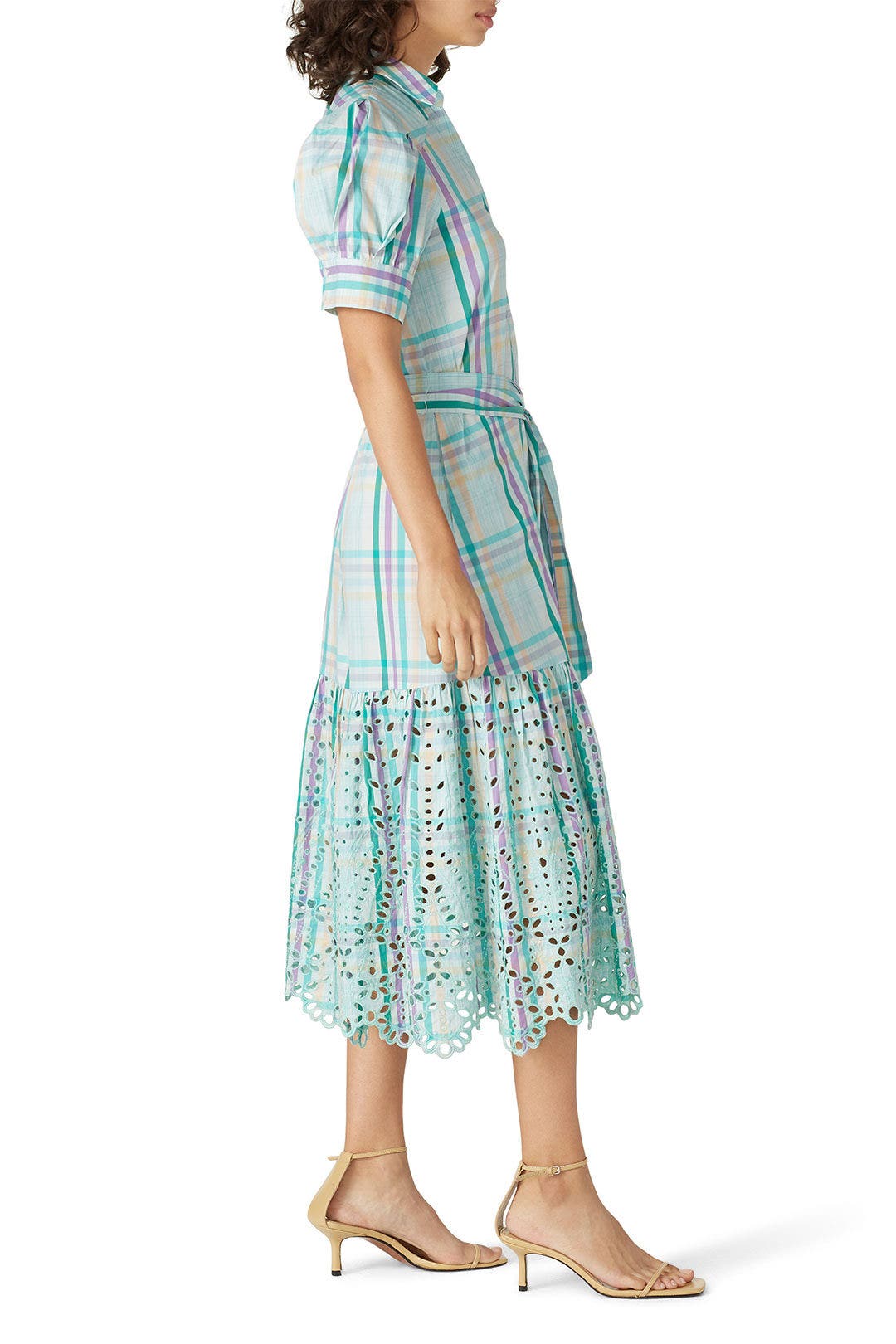 Striped Fern Dress by Tanya Taylor 1