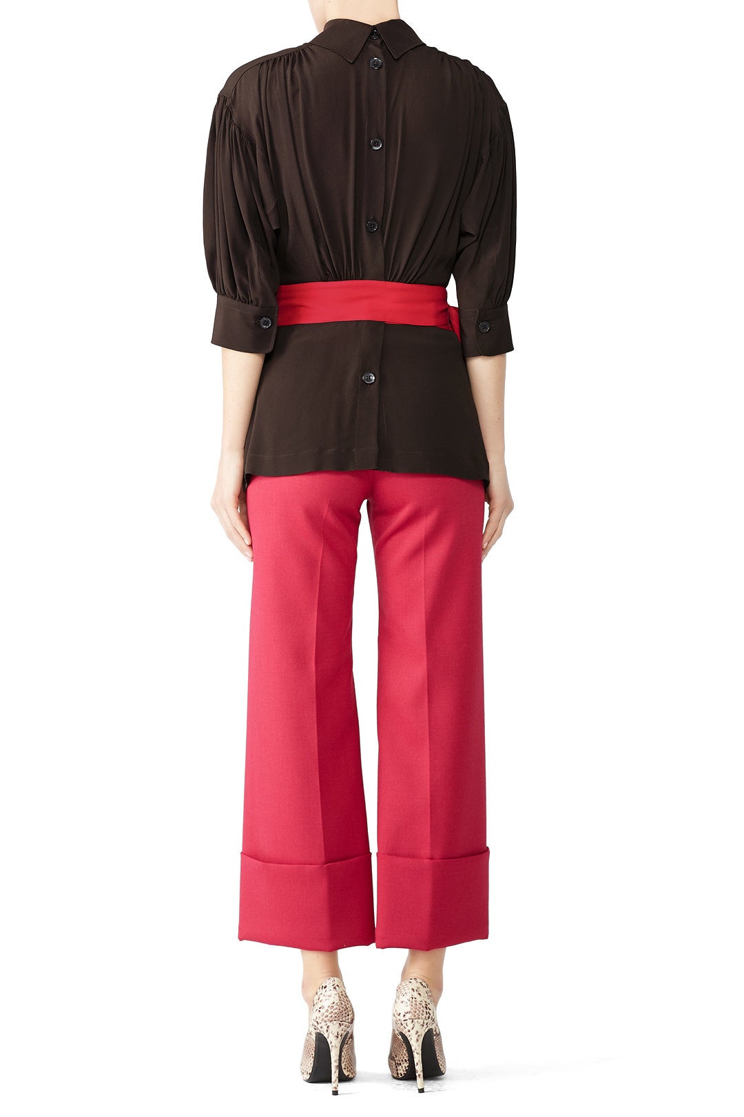 High Neck Colorblock Top by Marni 2