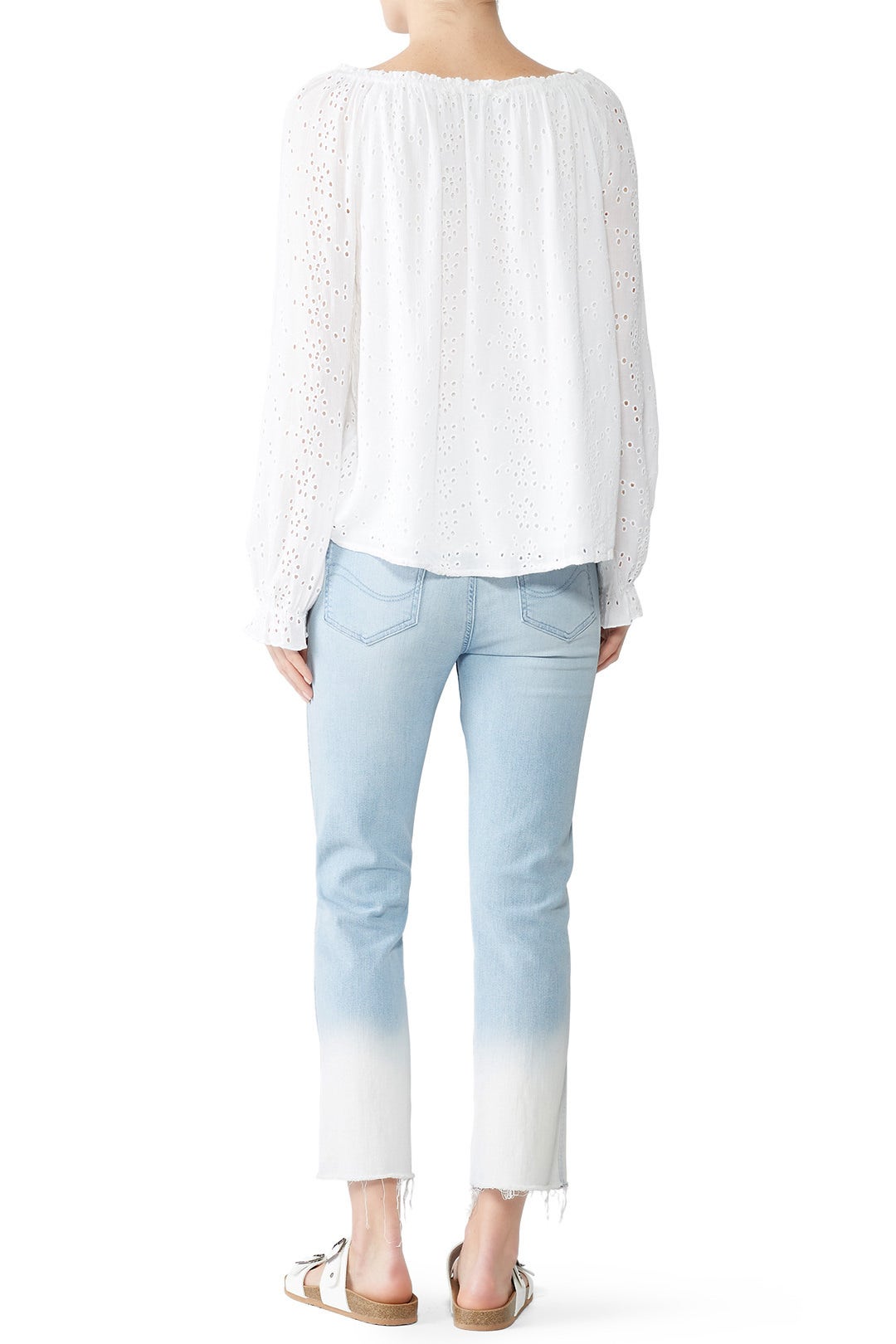 Dip Dye Modern Standard Crop Jeans by Sanctuary 2