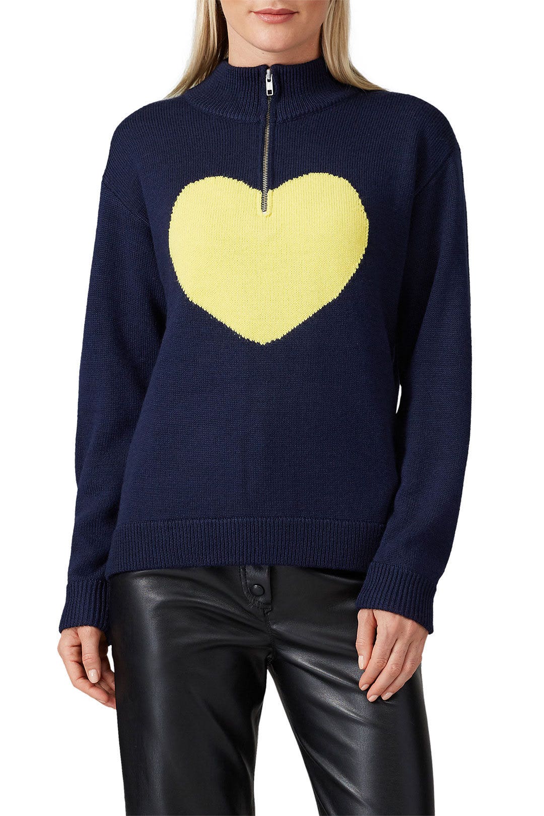 Heart Graphic Sweater by Victor Alfaro x RTR 1