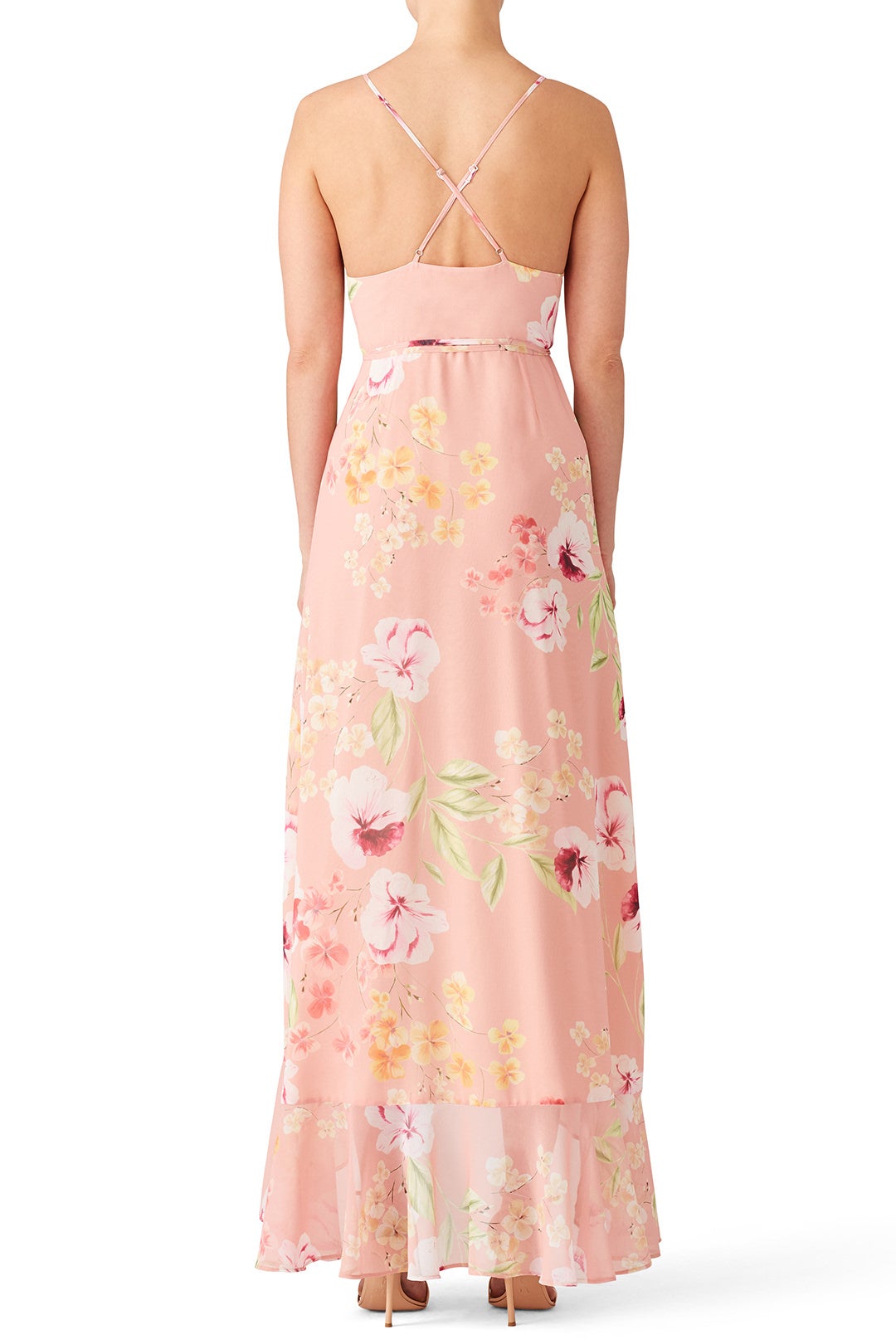 Floral Meadow Wrap Maxi by YUMI KIM 1
